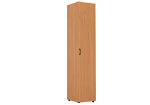 Шкаф узкий для одежды, 43x45 x201 см, цвет ольха