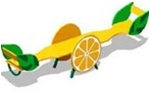Балансир " Лимон" 2200*400*950