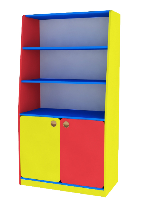 Шкаф для игрушек 800*400*1500 Полностью цветной