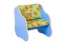 Кресло (флок) (светло-синяя)  482x560x570