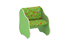 Кресло (флок) (салатовая)  482x560x570