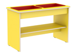 Стол игровой «Центр воды и песка» (желтый), 950x460x600