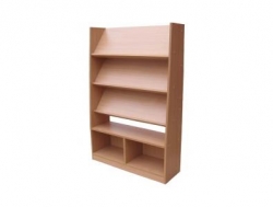 Стеллаж "Книголюб" 650х420х850 Бук